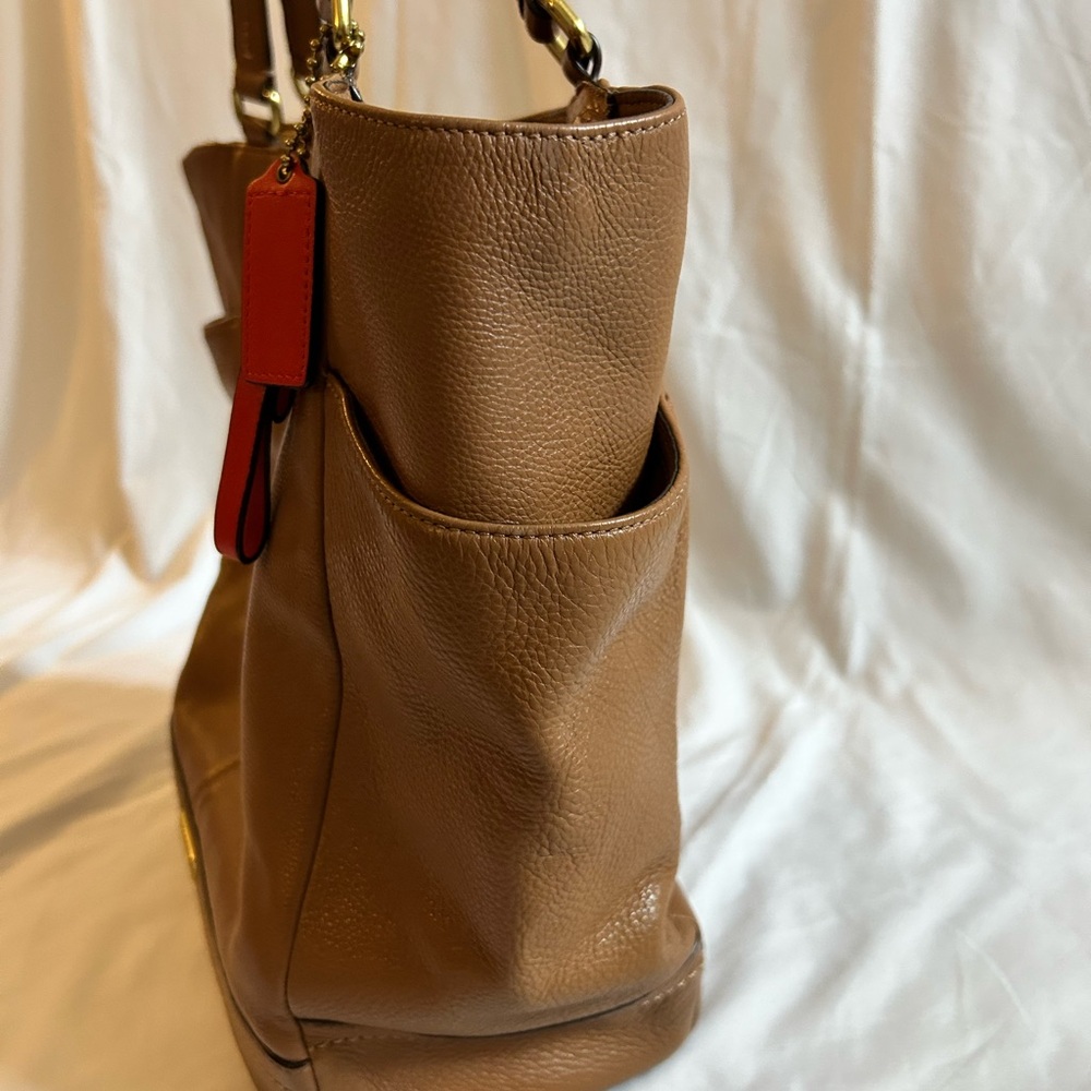 Coach Pebbled Leather Tote - Picture 5 of 17